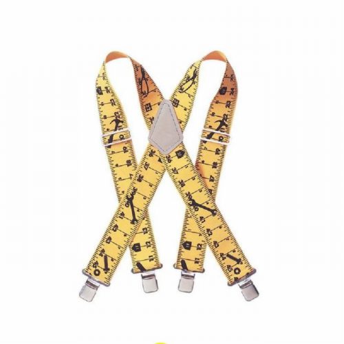 Kunys KUNSP15Y Yellow Tape Measure Braces 2in Wide