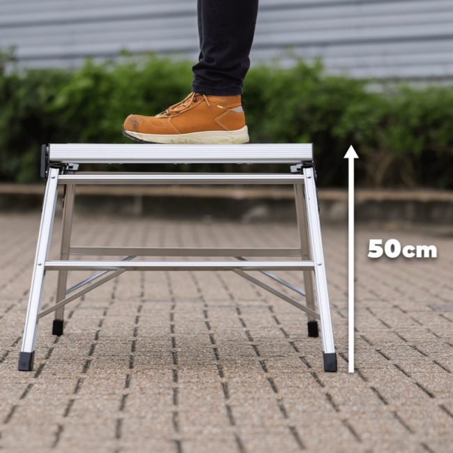 TOUGH MASTER TM-AWP60  600x600mm Aluminium Work Platform Folding - Image 4