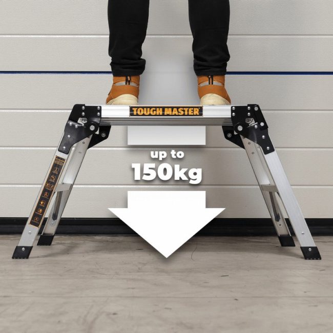 TOUGH MASTER TM-AWP60  600x600mm Aluminium Work Platform Folding - Image 2