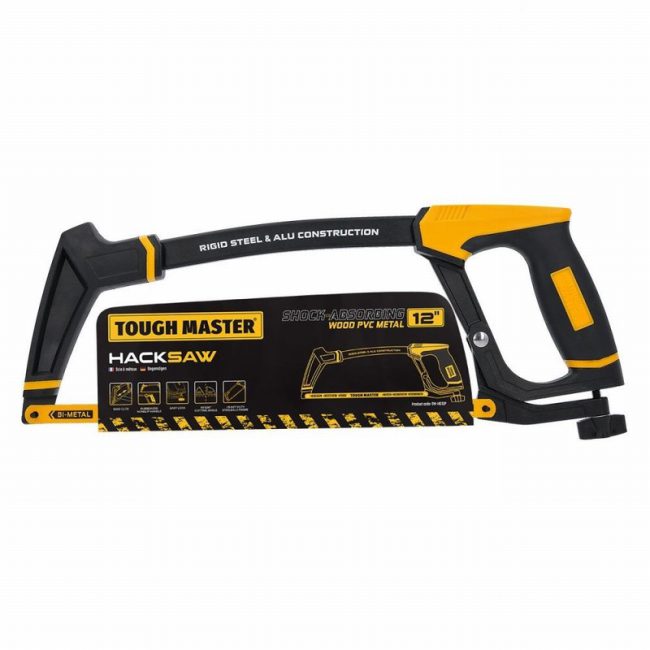 TOUGH MASTER TM-HS12P  Hacksaw 300mm Aluminium Frame 12" 24TP - Image 3