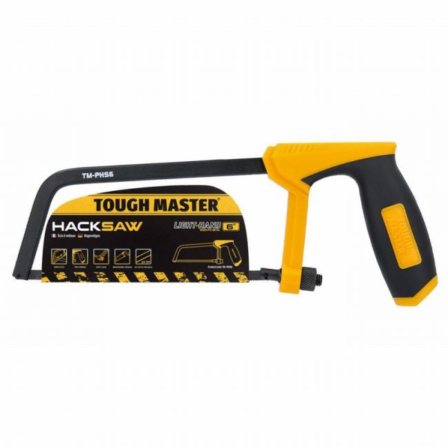 TOUGH MASTER TM-PHS6 150mm Pro J-or Hacksaw Light Hand PVC Steel - Image 3