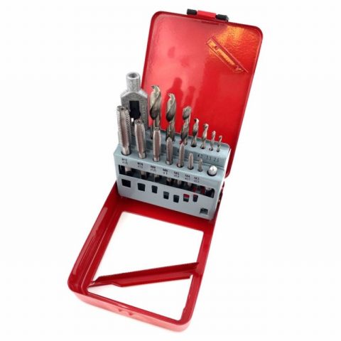 PTI PTI0286 HSS Tap and Drill Set – 15 piece