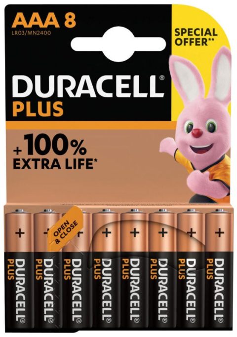 Duracell S30953 Plus Power Battery CDU 24 x AA / 8 x AAA