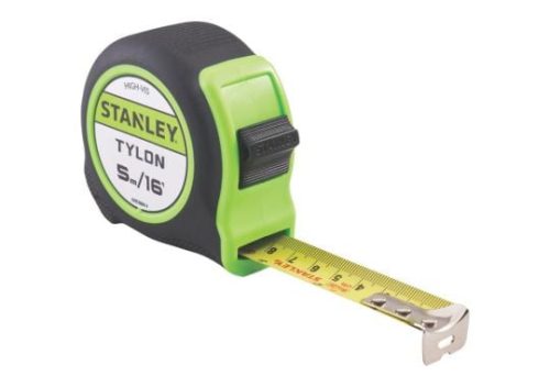 Stanley Tylon Hi-Viz Pocket Tape 5m/16ft (Width 19mm)