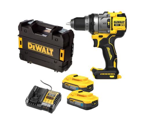 Dewalt DCD1007H2T-GB 18V XR Brushless Combi Drill, 2×5.0Ah