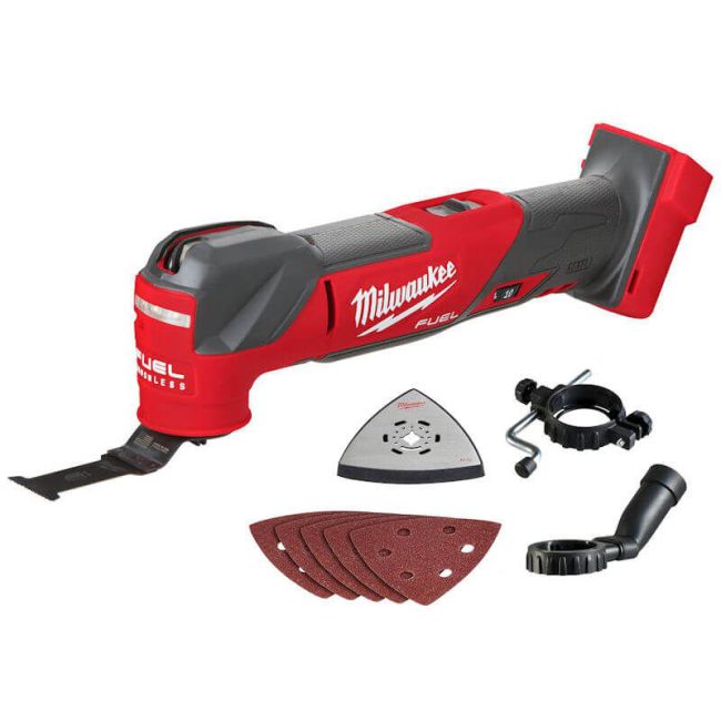 Milwaukee M18FMT-0 18V FUEL Multi Tool - Body with Accessories