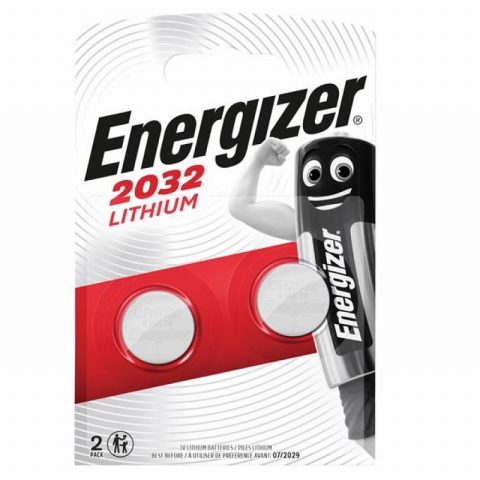 Energize CR2032 Coin Lithium Battery- Pack of 2