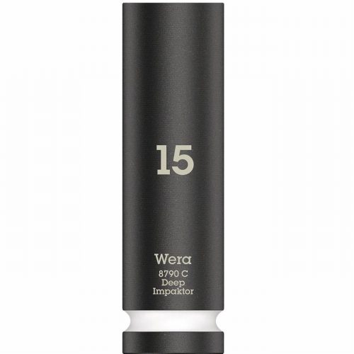 Wera 05004832001 Metric 1/2 Drive 15mm Deep Impact Socket 8790 C