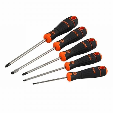 Bahco BAHB219015  BAHCOFIT Screwdriver Set; 5 Piece SL/PZ