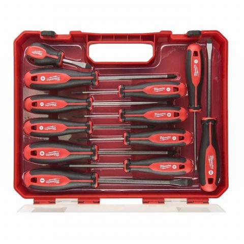 Milwaukee 4932472003 TRI-LOBE Screwdriver Set with Case – 12pc