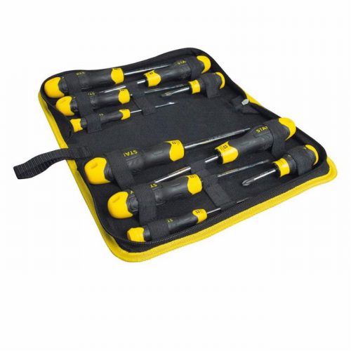 Stanley 10 Piece CUSHION GRIP™ Screwdriver Set in Wallet