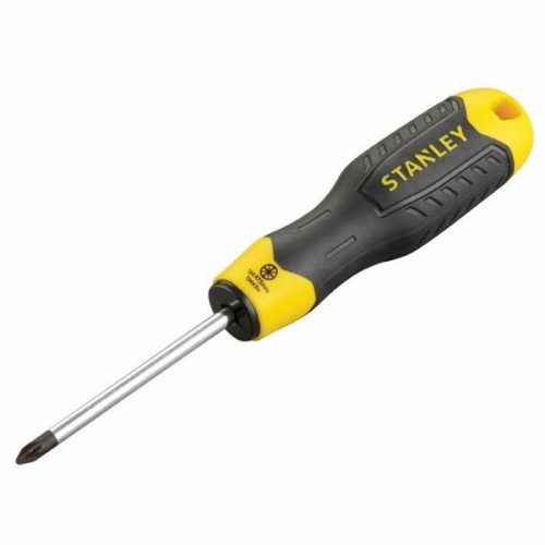 Stanley Cushion Grip Screwdriver Pozidriv Tip PZ1 x 75mm