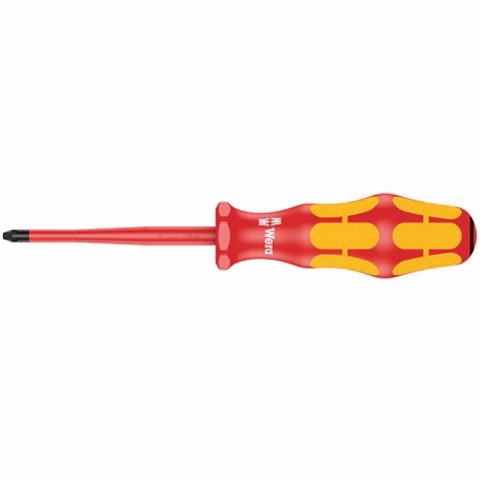 Wera 05006460001 PZ1x80mm Kraftform VDE Slimline Screwdriver