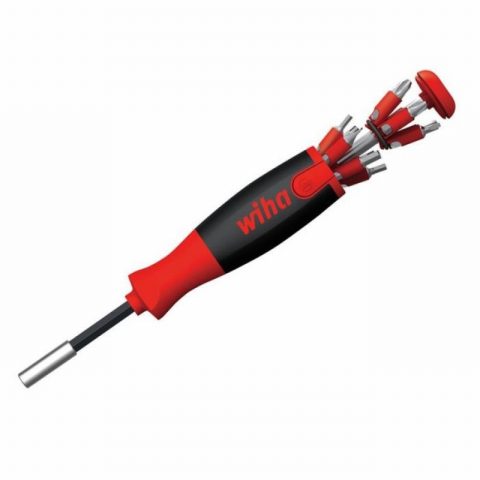 Wiha WHA38606 LiftUp 25 Magnetic Screwdriver with Bit Magazine