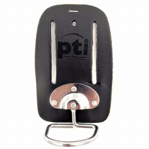 PTI PTI0213BLK Premium Leather Swivel Hammer Holder Pouch Pocket