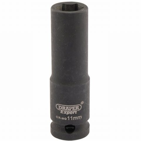 Draper Expert HI-TORQ 3/8″ 11mm 6 Point Deep Impact Socket