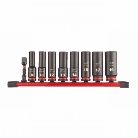 Milwaukee 4932480455 9 Piece 3/8”  SHOCKWAVE Impact Socket Set