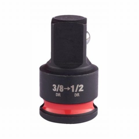 Milwaukee 3/8″ Sq. to 1/2″  SHOCKWAVE Impact Socket Adaptor