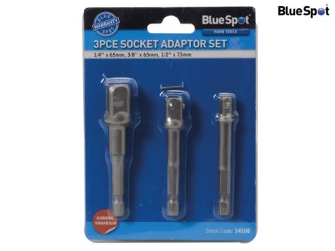BlueSpot Tools B/S14108 Socket Adaptor Set 3 Piece