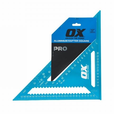OX Pro OX-P506530 300mm Aluminium Rafter Square Metric