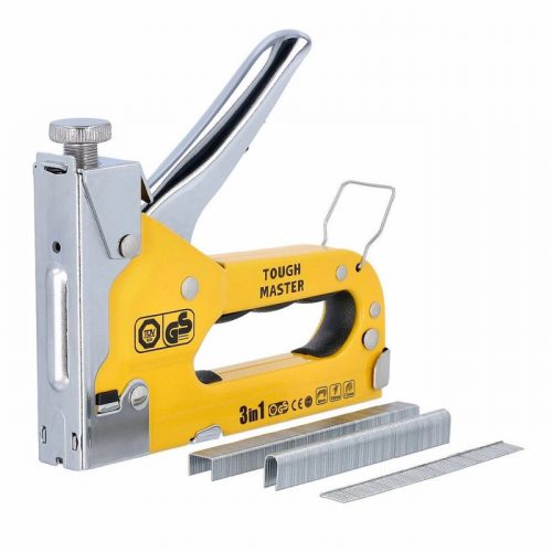 TOUGH MASTER TM-SG31FR 3 in 1 Staple Gun Heavy Duty Steel Metal