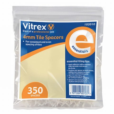 Vitrex VIT102010 4mm Tile Spacers – Pack of 350