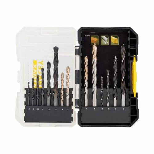 Stanley STA88561-XJ 14 Piece Masonry&Metal&Wood Drill Bit Set