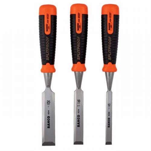 Bahco BAH434S3 434 Bevel Edge Chisel Set, 3 Piece