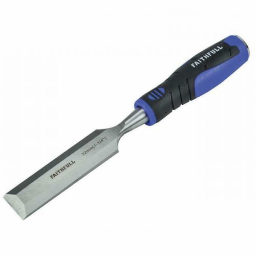 Faithfull FAIWCSG32 Soft Grip Bevel Edge Chisel 32mm (1.1/4in)