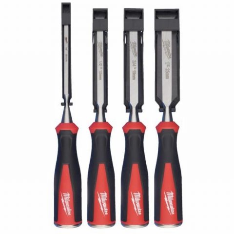 Milwaukee 4932479897 4pc Bevel Edged Chisel Set