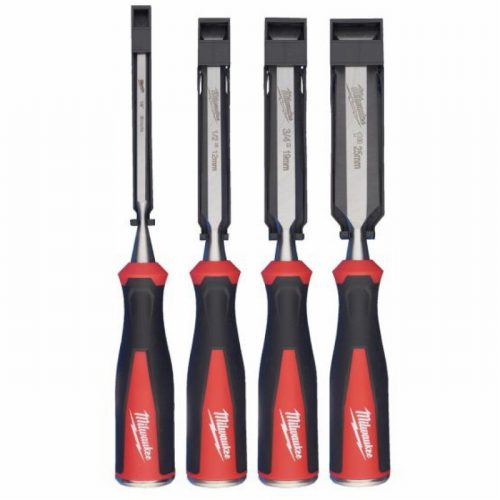 Milwaukee 4932479897 4pc Bevel Edged Chisel Set