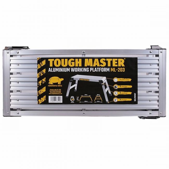 TOUGH MASTER ML-203  760 x 300mm Step Up Aluminium Work Platform - Image 6