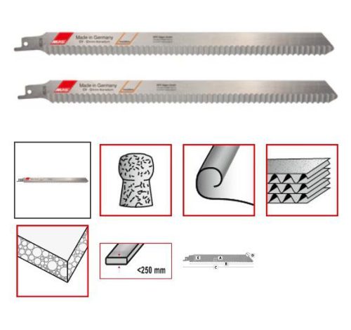 MPS 4028-2 300mm Insulation Materials Reciprocating Saw Blade