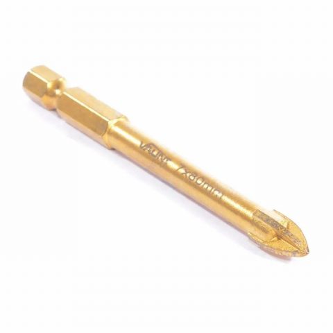 Vaunt V1332004 7mm x 80mm Tile & Glass Cross tip bit