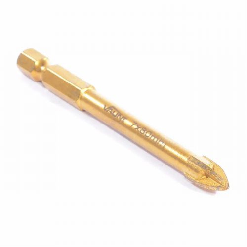 Vaunt V1332004 7mm x 80mm Tile & Glass Cross tip bit
