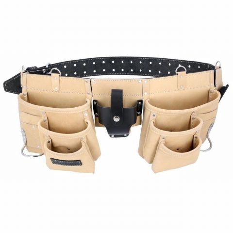 TOUGH MASTER TM-154SP Suede Tool Pouch Belt Apron Multi Pocket