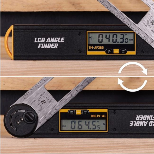 TOUGH MASTER TM-AF360 3-in-1 Digital Angle Finder Spirit Level - Image 6