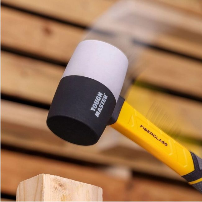 TOUGH MASTER TM-RM16F 16oz Rubber Mallet Hammer Combination - Image 2