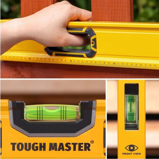 TOUGH MASTER TM-SL120V 1200mm I-Beam Level Spirit Level Magnetic - Image 4