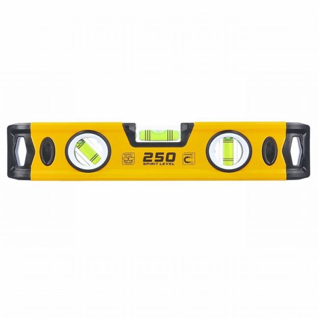 TOUGH MASTER TM-SL25 10"250mm Scaffolders Spirit Level 2 Magnets