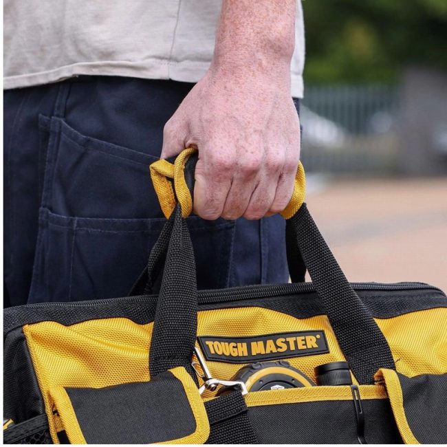 TOUGH MASTER TM-TB0216  16" Open Mouth Heavy Duty Tool Bag - Image 5