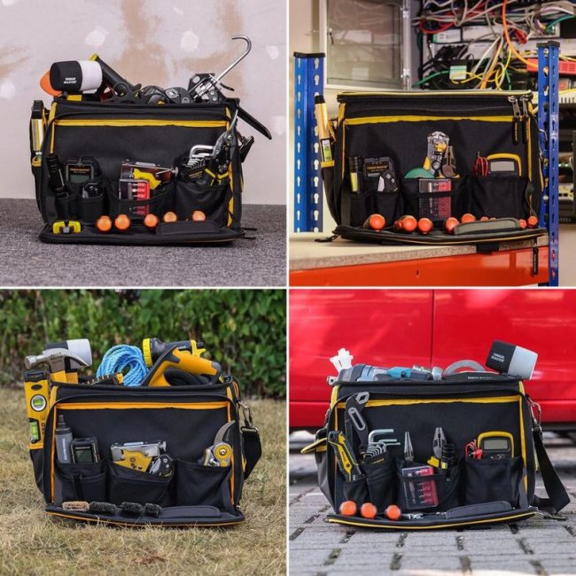 TOUGH MASTER TM-TB0316  16" Multi-Pocket Technicians Tool Bag - Image 3