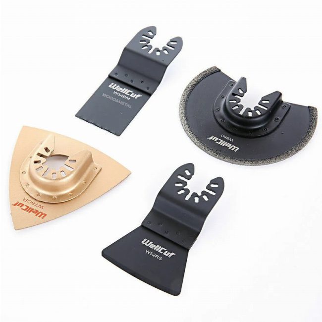 WellCut® Multi Tool Tiling Kit 4pc Multi Tool Tiling Set 80mm - Image 2