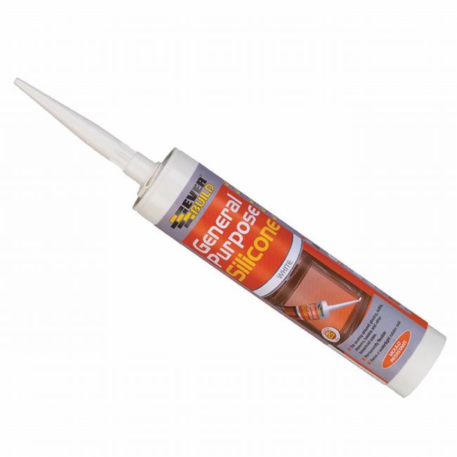 Everbuild EVBGPSBL 280ml General Purpose Silicone Black