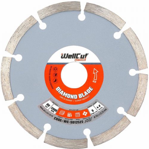 WellCut® Extreme Diamond Blade 125mm x 22.23mm WC-SD12522