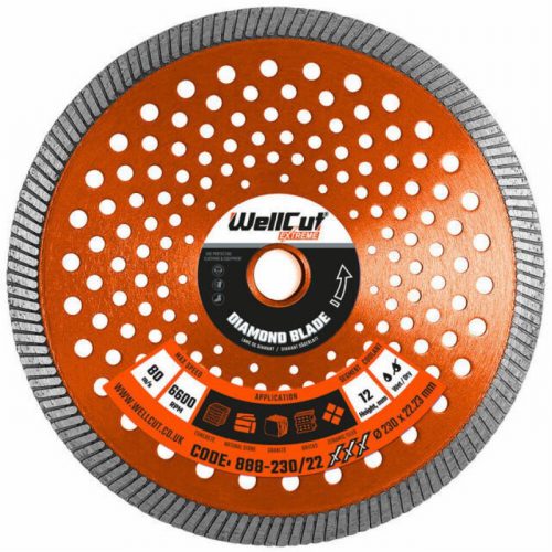 WellCut® Extreme Circular Saw Blade 230mm x 22.23mm 888-230/22