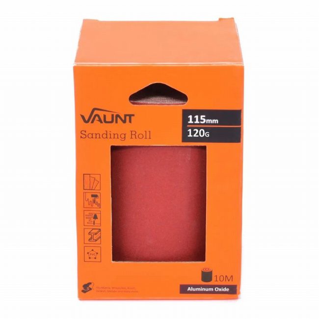 Vaunt V1357093 115mm x 10m 120G Sanding Roll - Image 2
