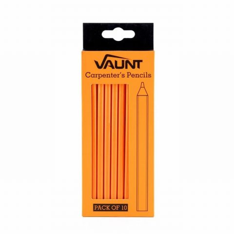 Vaunt V1428001 Medium Carpenters Pencils – Pack of 10