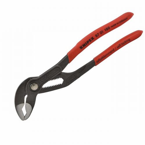 Knipex Cobra Water Pump Pliers PVC Grip 180mm – 36mm Capacity