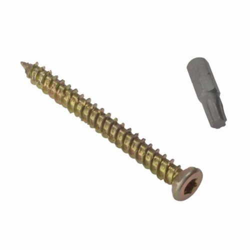 ForgeFix Concrete Frame Screw ZYP 7.5 x 92mm Box 100